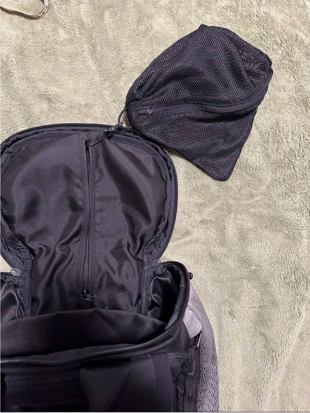 lululemon athletica Gray and Black Men’s Backpack